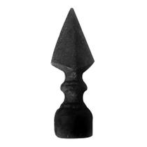 Ponteira Ponta de Lança Ferro N02 Grade Portão Muro 4x14cm Ponteira Ponta de Lança Ferro N02 Grade Portão Muro 4x14cm