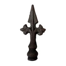 Ponteira Ponta de Lança Ferro N03 Grade Portão Muro 8x13cm