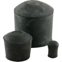 Ponteira Preta de Borracha Para Cadeira 3/8 C/20 Ponteira Preta de Borracha Para Cadeira 3/8 C/20