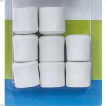 Ponteira Redonda Exterior Branca 5/8" 8 Peças Engedom