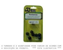 Ponteira Redonda Interior Preta 5/8" 8 Peças Engedom