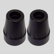 Ponteira Refil Para Muleta Bengala Furo 3/4 - 19mm Borracha (par)
