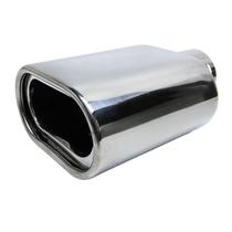 Ponteira Saída 127mm Retangular Oval Reta Inox 304