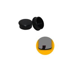 Ponteira Tampa Interna 1.1/2 Polegadas Preta Redonda