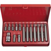 Ponteira Torx Eda Longo/Curto Kit 16Pecas 8Sq Ponteira Torx Eda Longo/Curto Kit 16Pecas 8Sq