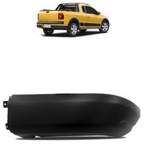 Ponteira Traseira Inferior Saveiro Cross G5 G6 2010 2011 2012 2013 2014 2015 2016 Polaina Preto Acabamento Texturizado