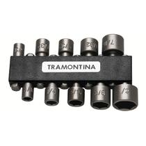 Ponteiras 10 Peças 1/4'' Aço Especial Tramontina MASTER Ponteiras 10 Peças 1/4'' Aço Especial Tramontina MASTER