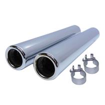 Ponteiras com Miolo Cromada para Fusca 1300 1500 1600