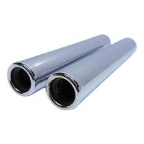 Ponteiras Cromadas Longas com Miolo do Fusca 1300 1500 1600 Ponteiras Cromadas Longas com Miolo do Fusca 1300 1500 1600