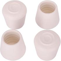 Ponteiras de borracha para pés de móveis Rocky Mountain Goods 1" brancas, pacote com 4 Ponteiras de borracha para pés de móveis Rocky Mountain Goods 1" brancas, pacote com 4