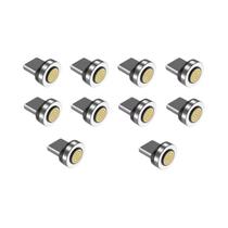 Ponteiras Magnéticas De 7 Pinos (10 Peças) Para Cabo Magnético Micro USB Tipo C Plugue De