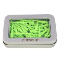 Ponteiras Soft Tip CUESOUL Verdes com Estojo para Dardos