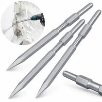 Ponteiro Aço Sextavado Martelo Makita Hm 0810 - 03 Unidades