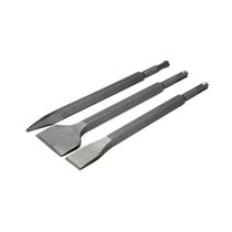 Ponteiro E Talhadeira Para Martelete Sds Plus Kit Com 3pcs