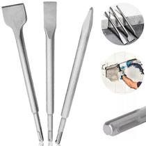 Ponteiro + Talhadeiras 250mm Martelete Bosch, Makita e Dewalt Encaixe Sds Plus