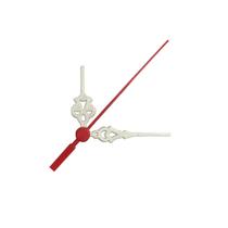 Ponteiros para Máquina de Relógio Colonial Médio 5,5cm Branco Vermelho Ponteiros para Máquina de Relógio Colonial Médio 5,5cm Branco Vermelho