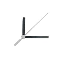 Ponteiros para Máquina de Relógio Tradicional Palito Médio 5,5cm Preto Branco Ponteiros para Máquina de Relógio Tradicional Palito Médio 5,5cm Preto Branco