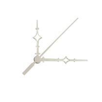 Ponteiros para Máquina de Relógio Universal Grande 6,5cm Branco Ponteiros para Máquina de Relógio Universal Grande 6,5cm Branco