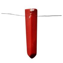 Pontinha de Jaspe Vermelho Furado para Pingente de Colar - 25 a 35mm - Atacado