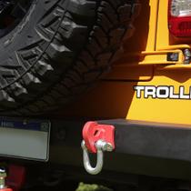 Ponto Ancoragem ParaChoque Traseiro Troller Gancho-Vermelho Ponto Ancoragem ParaChoque Traseiro Troller Gancho-Vermelho