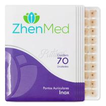 Ponto Auricular Inox Cartela com 70 pontos ZHENMED