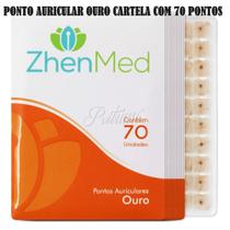 Ponto Auriculoterapia Ouro Auricular C/ Micropore 70 Un
