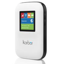 Ponto de acesso móvel 4G LTE WiFi Karbor Sem SIM 10 dispositivos de 1 GB de dados