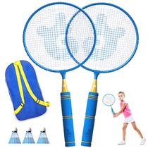 PONTO DE ALEGRIA! Conjunto de badminton para crianças de 44x22cm, raquetes e bolsa PONTO DE ALEGRIA! Conjunto de badminton para crianças de 44x22cm, raquetes e bolsa