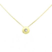 Ponto De Luz Em Ouro 18K Com Diamante AZ203