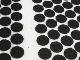 Pontos autoadesivos Rena Chris 1000 unidades (500 pares) 1,5 cm pretos