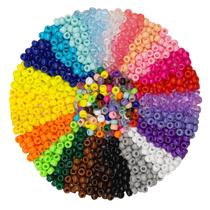 Pony Beads Malynme 4800 unidades 24 cores 6x9mm para projetos de artesanato