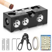 Pool Cue Tip Shaper WIILGN Taco de bilhar 10 em 1