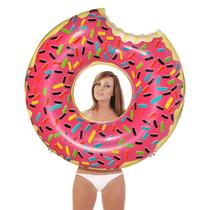 Pool Float DAILYLIVE Infláveis Giant Donut Strawberry Pool Float DAILYLIVE Infláveis Giant Donut Strawberry