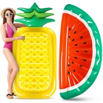 Pool Float Libima Giant Abacaxi, Berinjela, Melancia x2