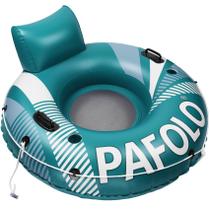 Pool Float Pafolo River Tube para adultos com encosto e porta-copos