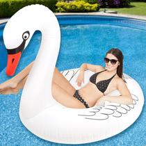 Pool Float Sinbyuer Swan inflável 42" para adultos