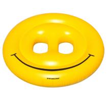 Pool Float Swimline Smiley Face Yellow para 3-5 pessoas Pool Float Swimline Smiley Face Yellow para 3-5 pessoas