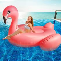 Pool Float TURNMEON 102 Giant Flamingo inflável para 2-4