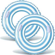 Pool Floats Weddptyfr listrado 84 cm com alças para adultos x2 Pool Floats Weddptyfr listrado 84 cm com alças para adultos x2