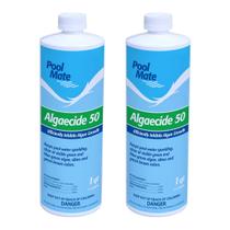Pool Mate Algicida 50 Pacote com 2 Frascos de 1 Quart Pool Mate Algicida 50 Pacote com 2 Frascos de 1 Quart