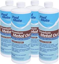 Pool Mate Metal Out 1 Quart 4 Unidades Removedor de Manchas Pool Mate Metal Out 1 Quart 4 Unidades Removedor de Manchas
