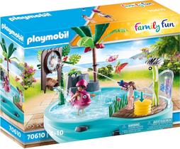 Pool Playmobil Small com pulverizador de água para crianças Pool Playmobil Small com pulverizador de água para crianças