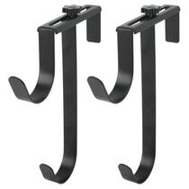 Pool Pole Hanger Focket Heavy Duty, metal ajustável, 2 unidades