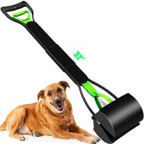 Pooper Scooper WOILIFE de 32 polegadas para cães grandes/pequenos com alça longa