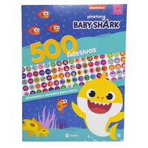 POP 500 Adesivos Baby Shark e Atividades Colorir Culturama
