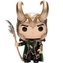 Pop! Boneco de vinil Funko Avengers Loki com cetro