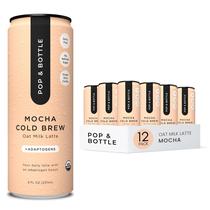 Pop & Bottle Latte Gelado de Aveia com Mocha 237ml Pacote com 12 Pop & Bottle Latte Gelado de Aveia com Mocha 237ml Pacote com 12