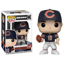 Pop do futebol americano da NFL! Boneco de vinil Chicago Bears Mitch Trubisky
