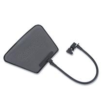 Pop filter,Anti Puff,filtro acústico c/ malha metálica,formato trapézio,preto