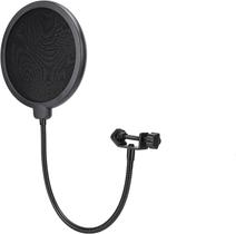 Pop Filter Para Microfone Condensador Bm-800 - Preto